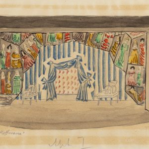 Zbigniew Pronaszko, Andrzej Pronaszko, teatr, projekt scenografii, Opowieści Hoffmanna, sztuka polska, niezła sztuka