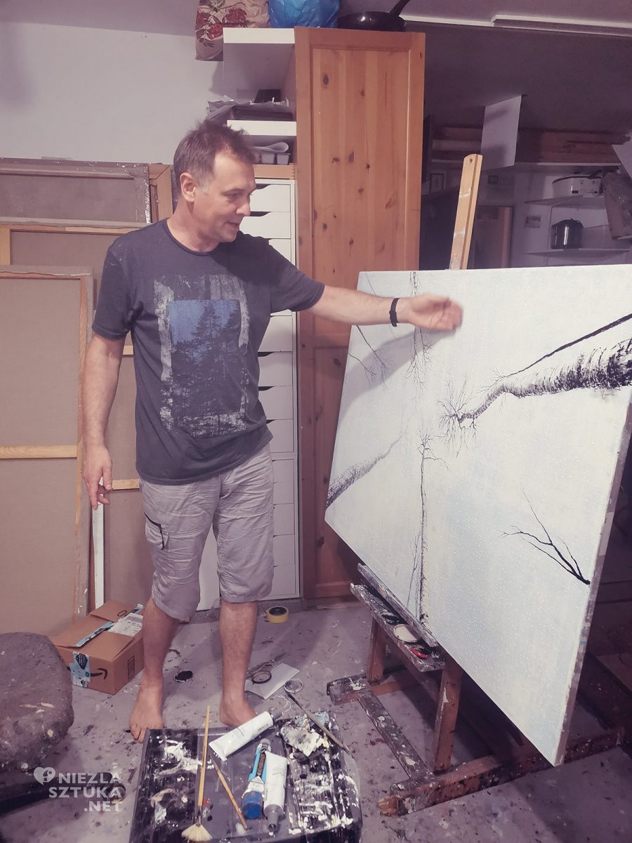 Rafał Borcz malarstwo, malarz polski, malarstwo współczesne, pracownia artysty, niezła sztuka