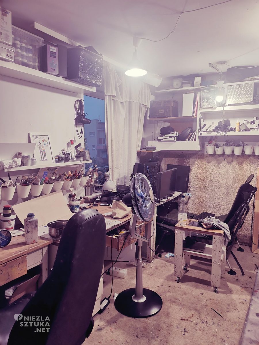 Rafał Borcz malarstwo, malarz polski, malarstwo współczesne, pracownia artysty, niezła sztuka