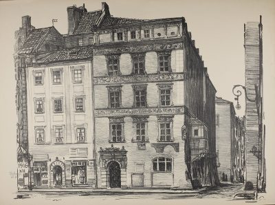 Feliks Jabłczyński, Kamienica Książąt Mazowieckich, sztuka polska, architektura, Niezła Sztuka