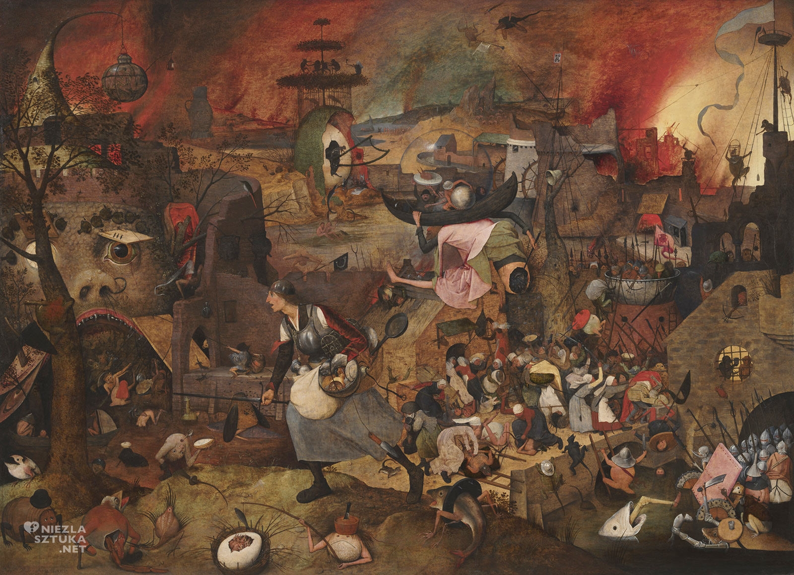 Pieter Bruegel starszy, Szalona Greta, Szalona Gocha, Dulle Griet, sztuka niderlandzkie, niezła sztuka