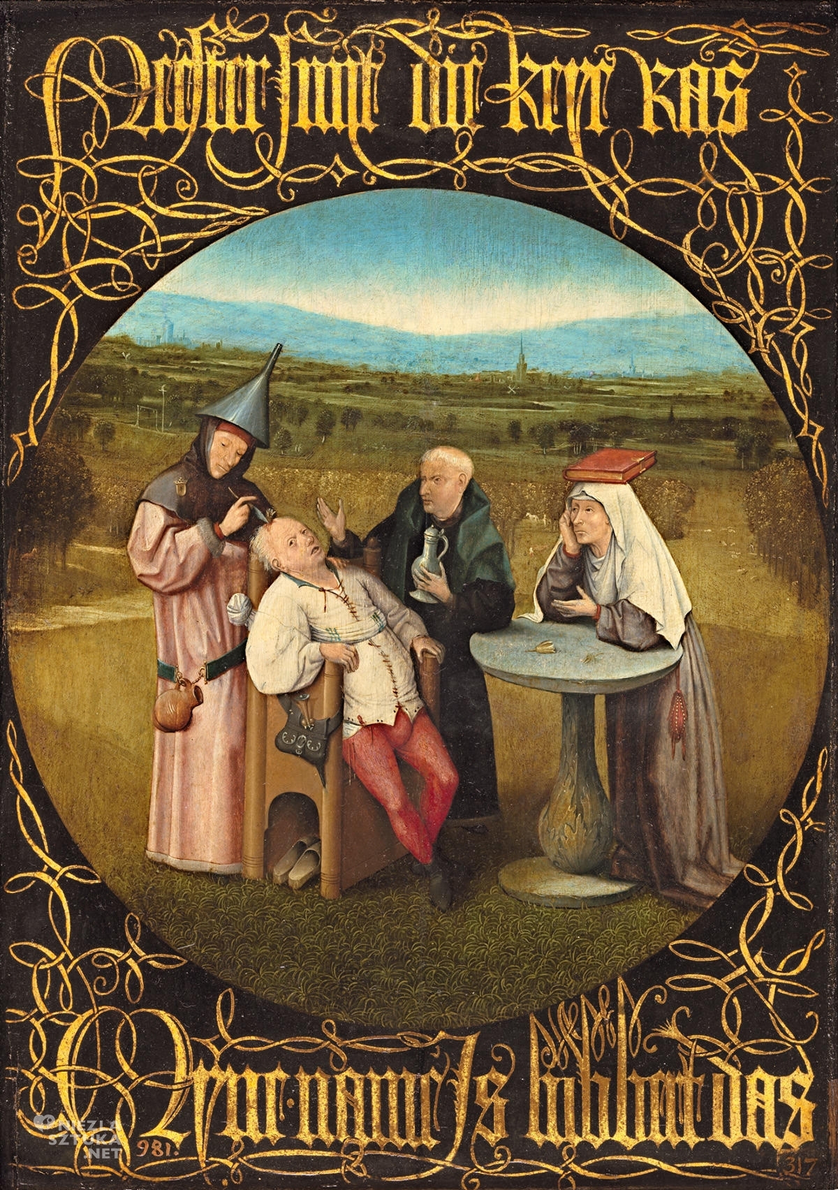 Hieronim Bosch, Leczenie głupoty, sztuka niderlandzka, Niezła Sztuka
