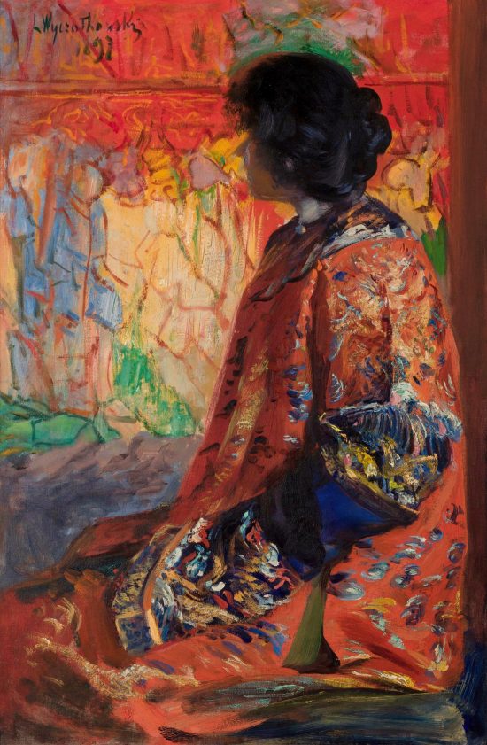 Leon Wyczółkowski, Japonka, japonizmy, portret, niezła sztuka
