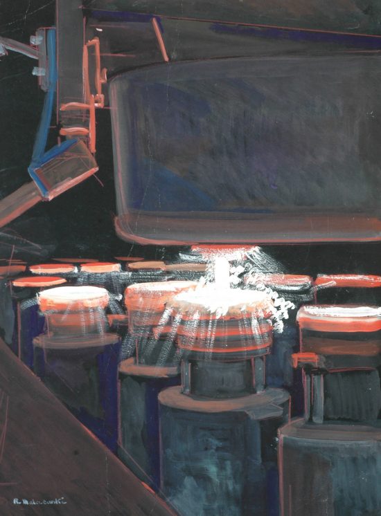 Rafał Malczewski, Pejzaż fabryczny, sztuka polska, malarstwo polskie, niezła sztuka