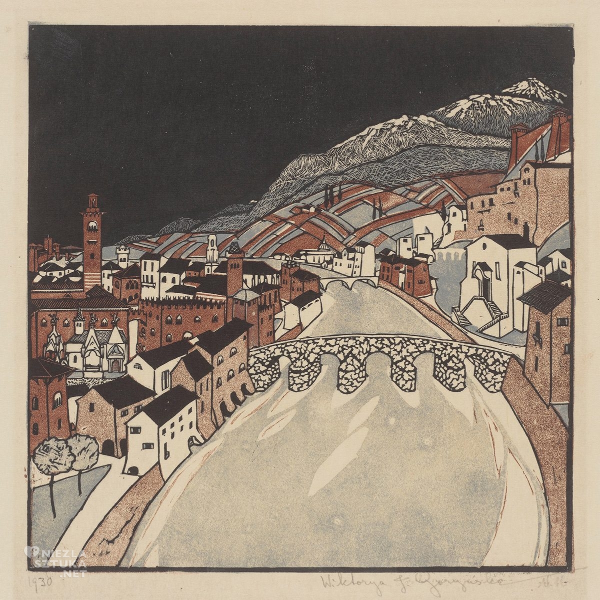 Wiktoria Goryńska, Werona, grafika, sztuka polska, kobiety w sztuce, Niezła Sztuka