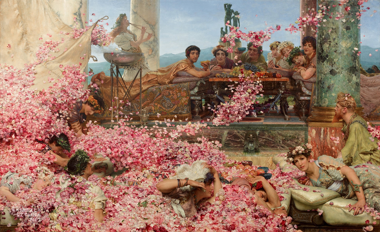 Lawrence Alma-Tadema, Róże Heliogabla, prerafaelici, Niezła Sztuka