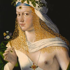 Bartolomeo Veneto, kurtyzana, Flora, sztuka włoska, Niezła Sztuka