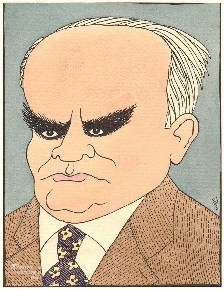 Eryk Lipiński, Karykatura, Stefan Żeromski, Niezła Sztuka