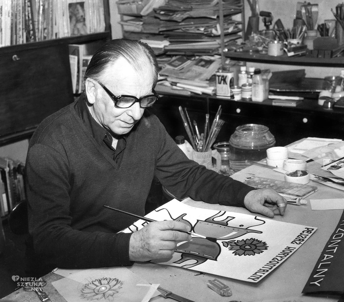 Eryk Lipiński, polska szkoła plakatu, fotografia, archiwum rodzinne, Niezła Sztuka