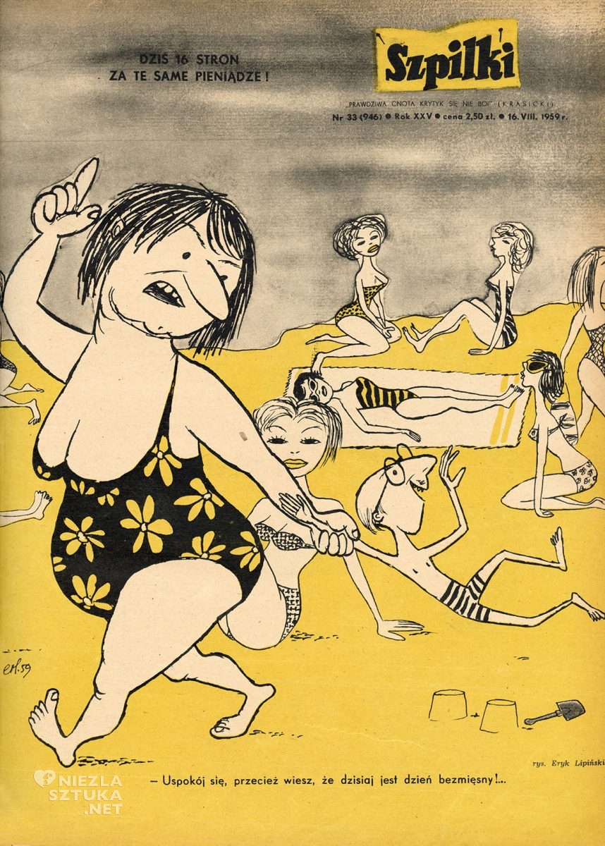 Eryk Lipiński, Szpilki, magazyn, ilustracja, Niezła Sztuka