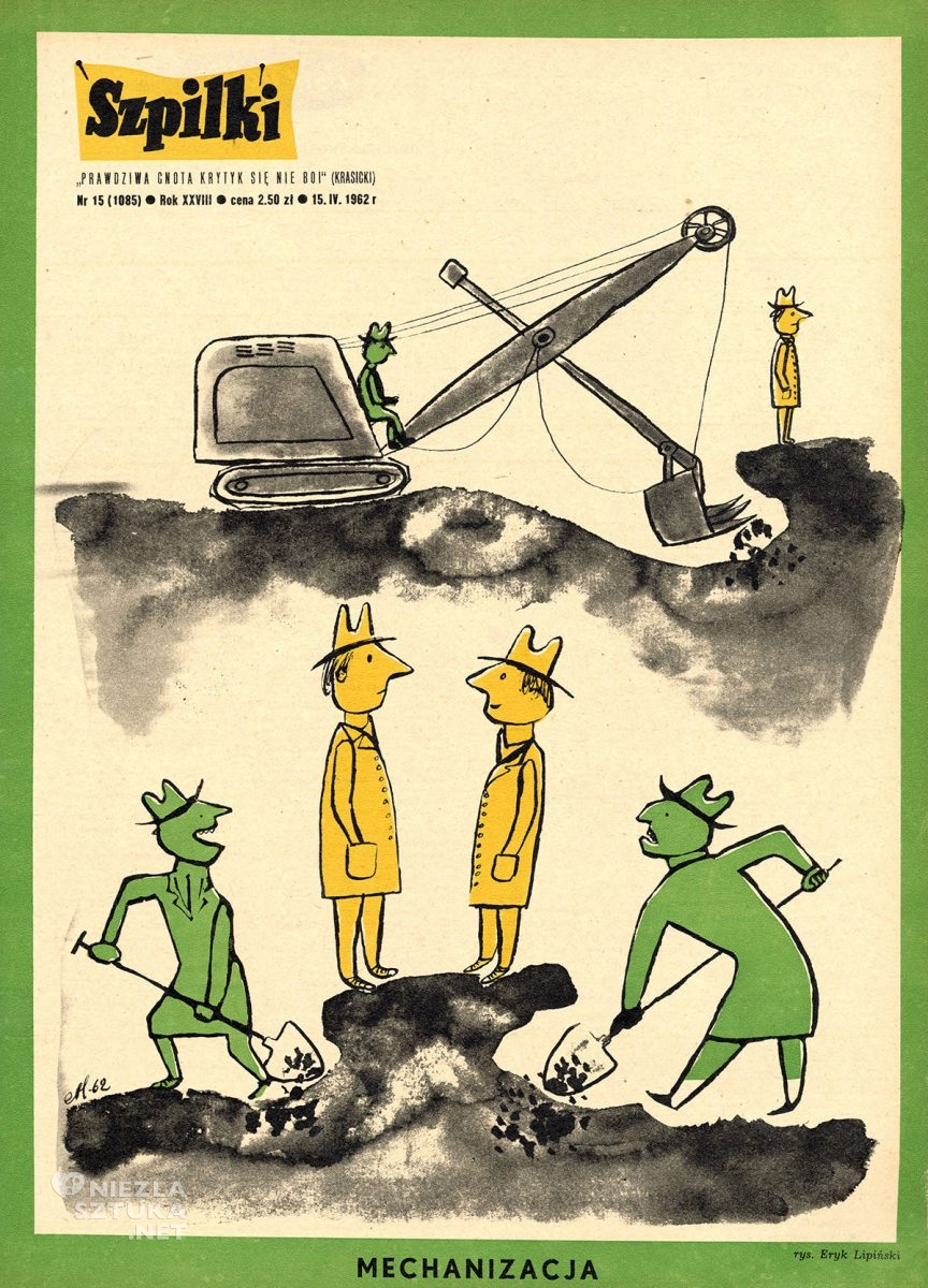 Eryk Lipiński, Szpilki, magazyn, ilustracja, Niezła Sztuka