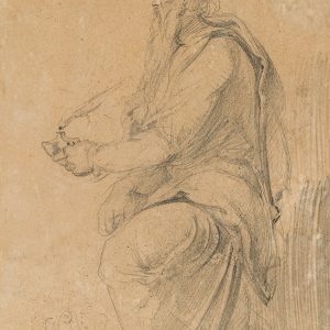 Cyprian Kamil Norwid, Starzec z lampką oliwną, rysunek, sztuka polska, Niezła Sztuka