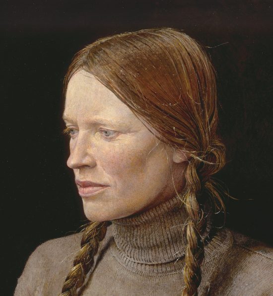 Andrew Wyeth, Helga Testorf, portret kobiety, sztuka amerykańska, niezła sztuka