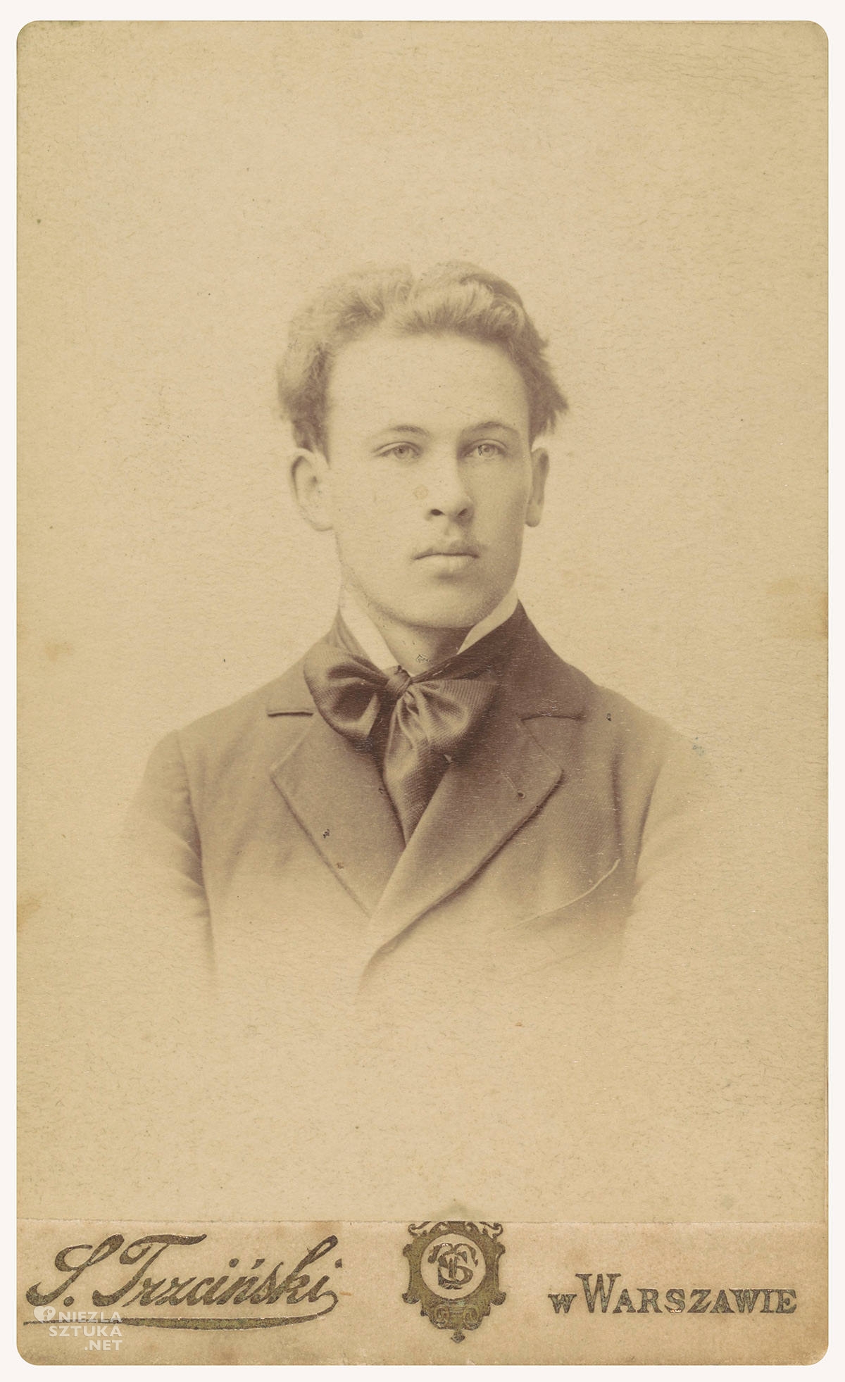 Stanisław Trzciński, Portret Witolda Wojtkiewicza, fotografia, Niezła Sztuka