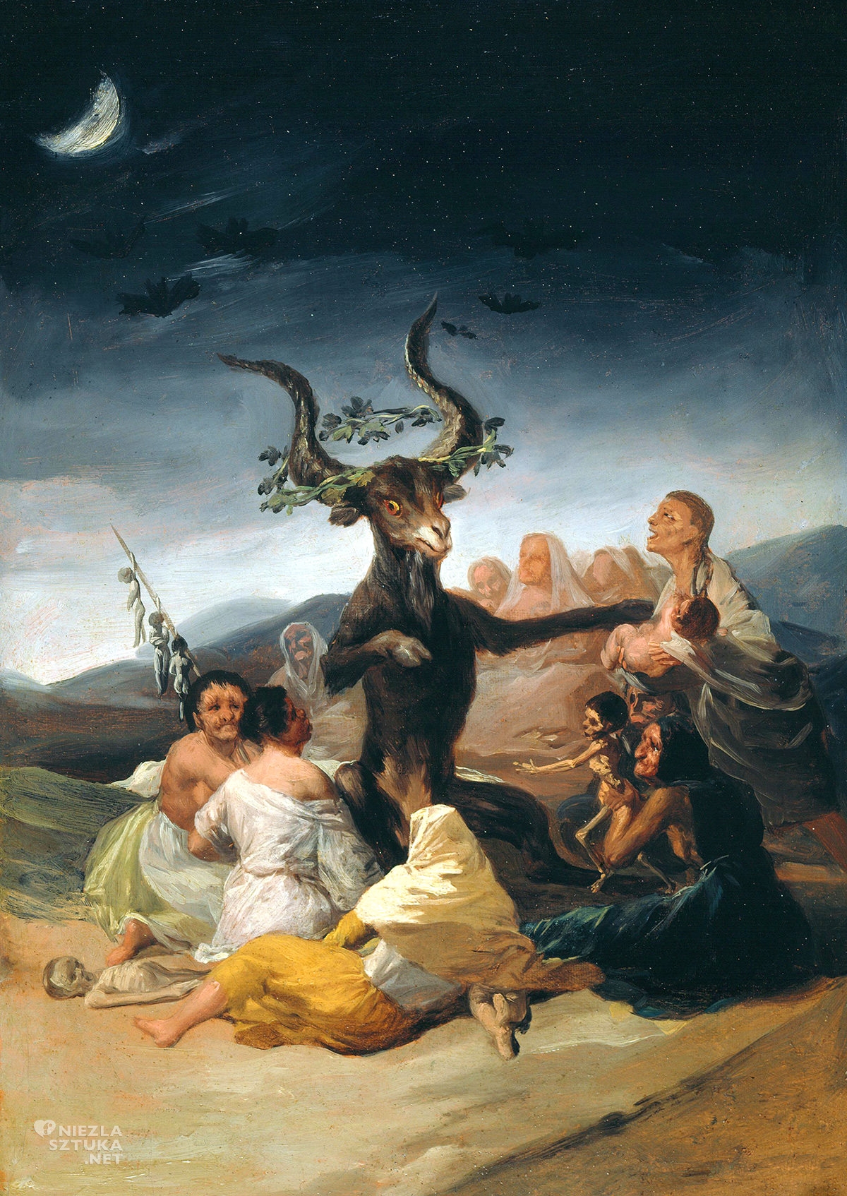Francisco Goya, Sabat czarownica, sztuka hiszpańska, Niezła Sztuka