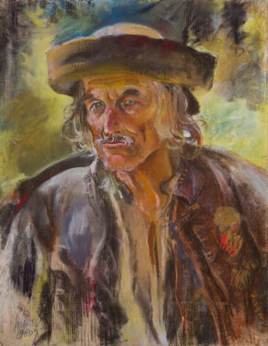 Kazimierz Sichulski, Popiersie Hucuła, huculszczyzna, sztuka polska, Niezła Sztuka