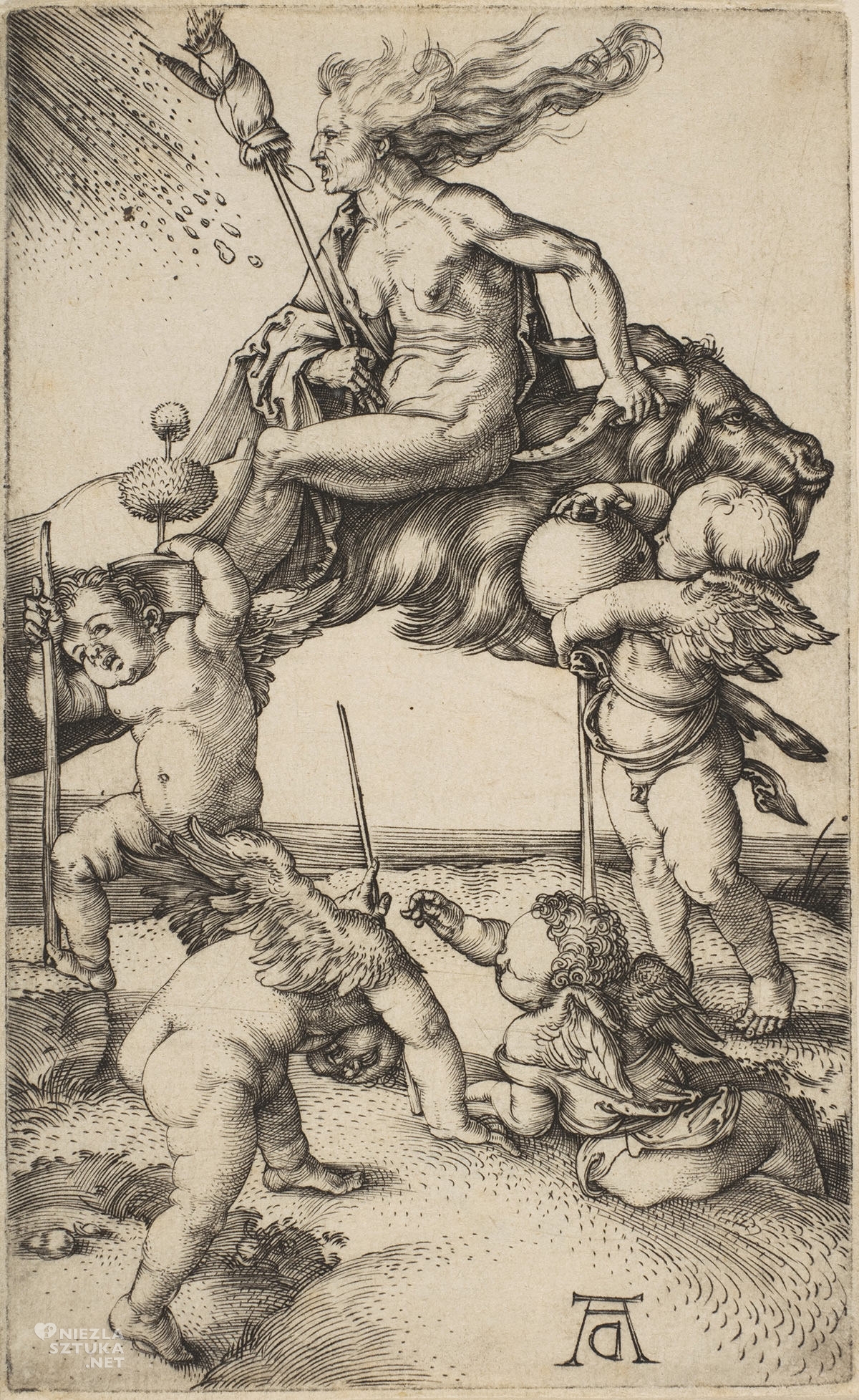 Albrecht Dürer, Wiedźma, Czarownica, sztuka niemiecka, Niezła Sztuka