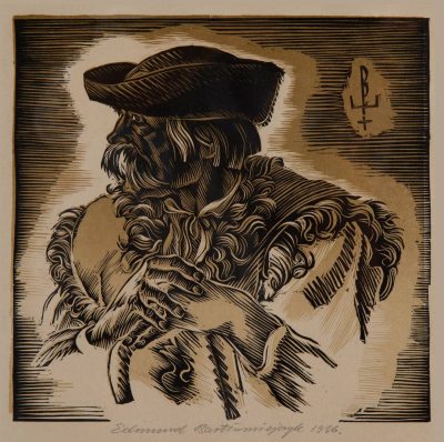 Edmund Bartłomiejczyk, Hucuł z Jaworowa, sztuka polska, drzeworyt, Niezła Sztuka