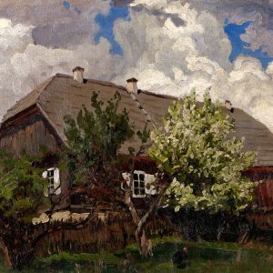 Ferdynand Ruszczyc, Dwór w Bohdanowie, sztuka polska, malarstwo polskie, niezła sztuka