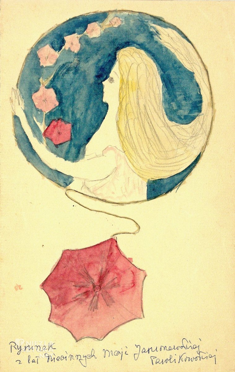 Maria Pawlikowska Jasnorzewska, rysunek, sztuka polska, niezła sztuka