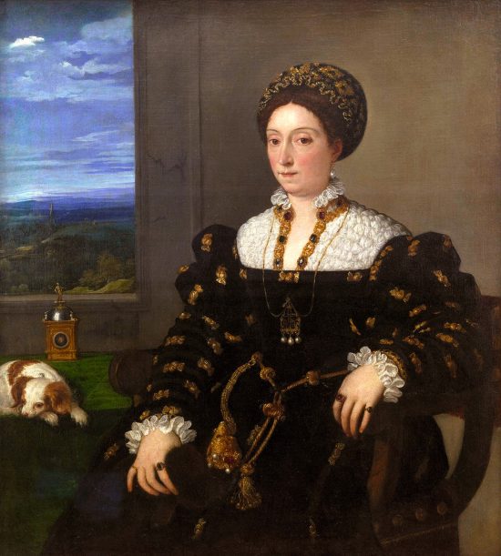 Tycjan, Portret Eleonory Gonzalez, renesans, sztuka włoska, Niezła Sztuka