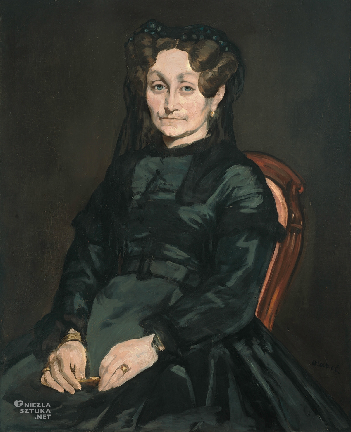 Édouard Manet, Madame Auguste Manet, Isabella Stewart Gardner Museum, niezła sztuka
