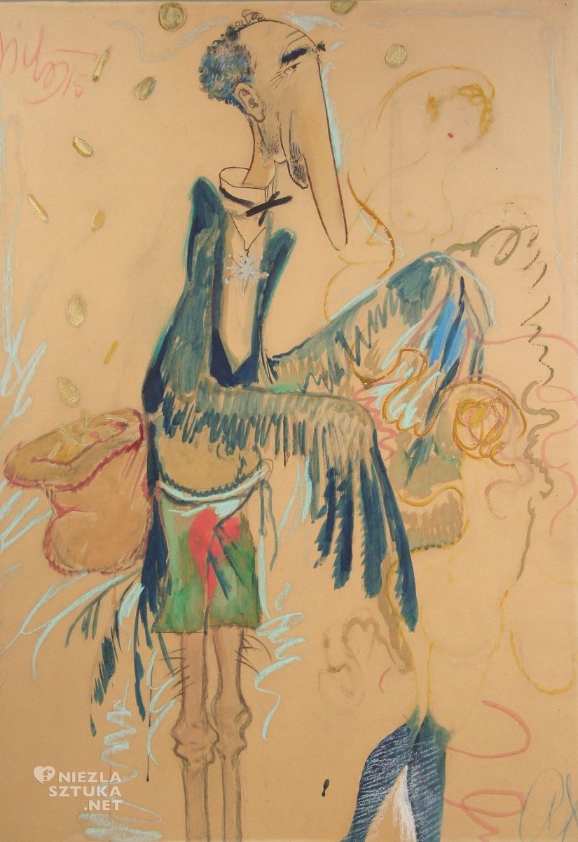 Kazimierz Sichulski, karykatura, portret, Teodor Axentowicz, Muzeum Tatrzańskie w Zakopanem, niezła sztuka