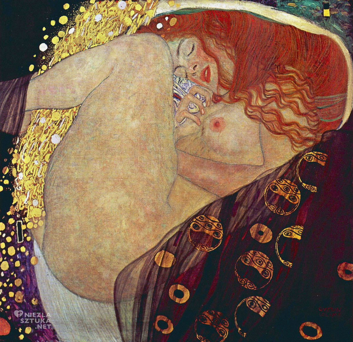 Gustav Klimt, Danae, sztuka austriacka, Niezła Sztuka