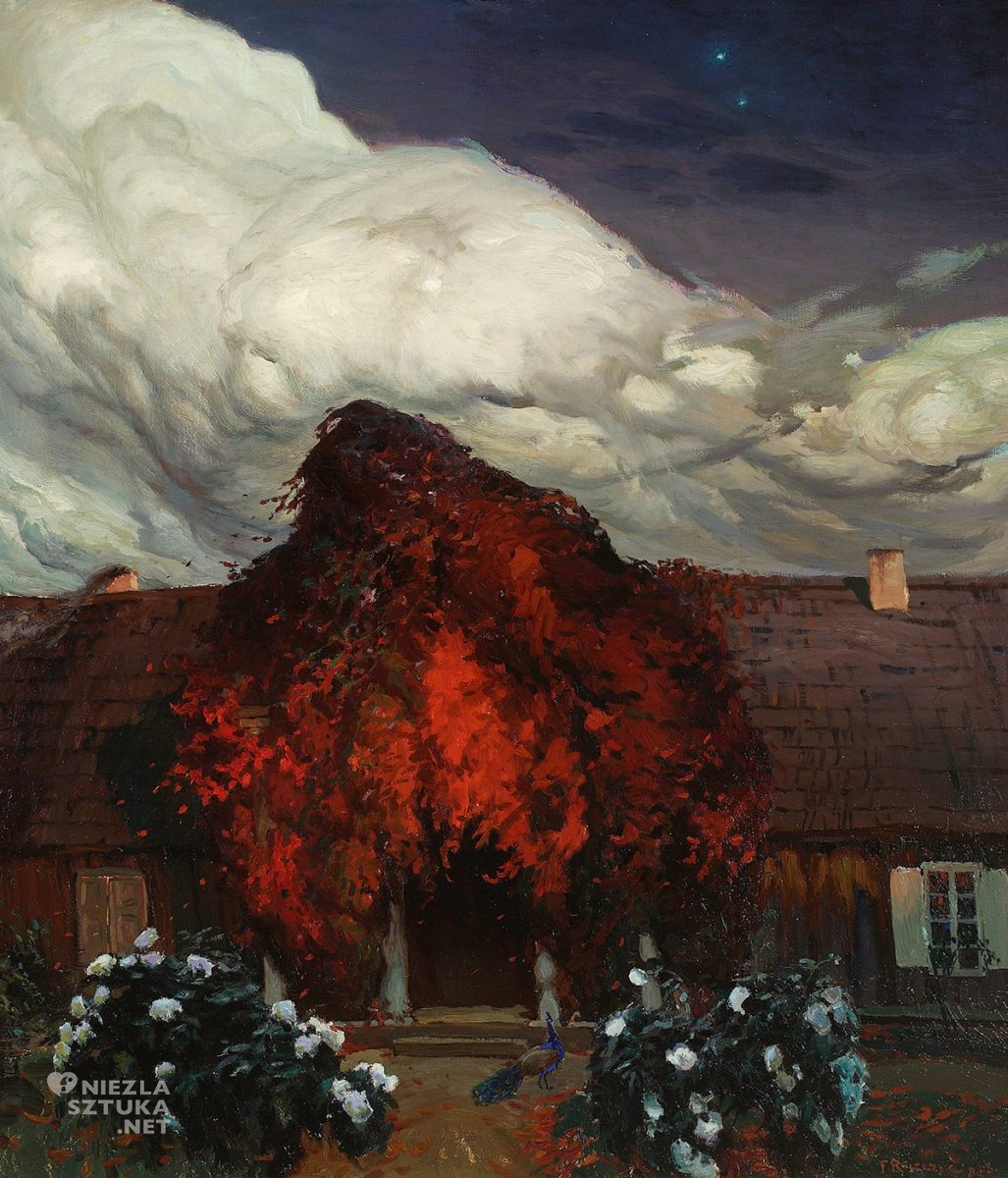 Ferdynand Ruszczyc, Bohdanów, dwór w Bohdanowie, Stary dom, Muzeum Narodowe w Warszawie, malarstwo polski, sztuka polska, Niezła sztuka