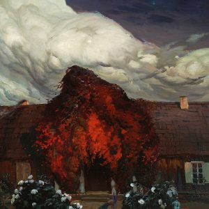 Ferdynand Ruszczyc, Bohdanów, dwór w Bohdanowie, Stary dom, Muzeum Narodowe w Warszawie, malarstwo polski, sztuka polska, Niezła sztuka