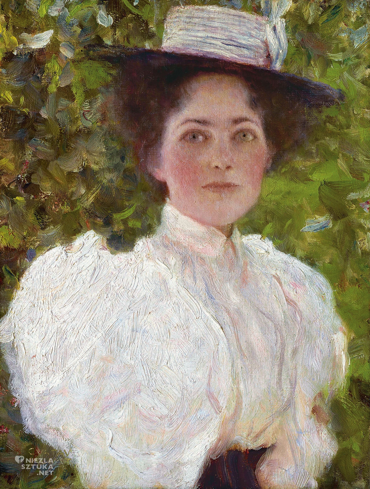 Gustav Klimt, Kobieta na łonie natury, Maria Ucicky, sztuka austriacka, Wiedeń, Niezła Sztuka