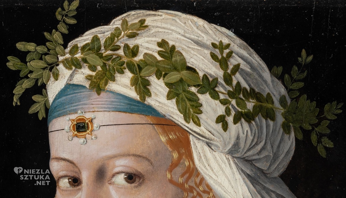 Bartolomeo Veneto, Wyidealizowany portret kurtyzany jako Flory, sztuka włoska, Niezła Sztuka