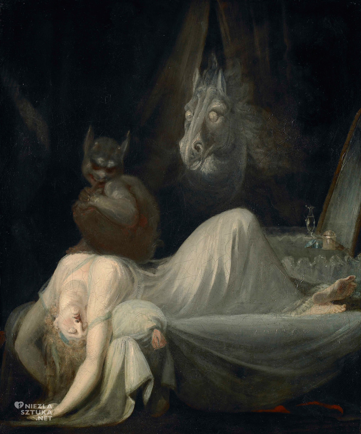 Johann Heinrich Füssli, Nocna mara, romantyzm, Niezła Sztuka