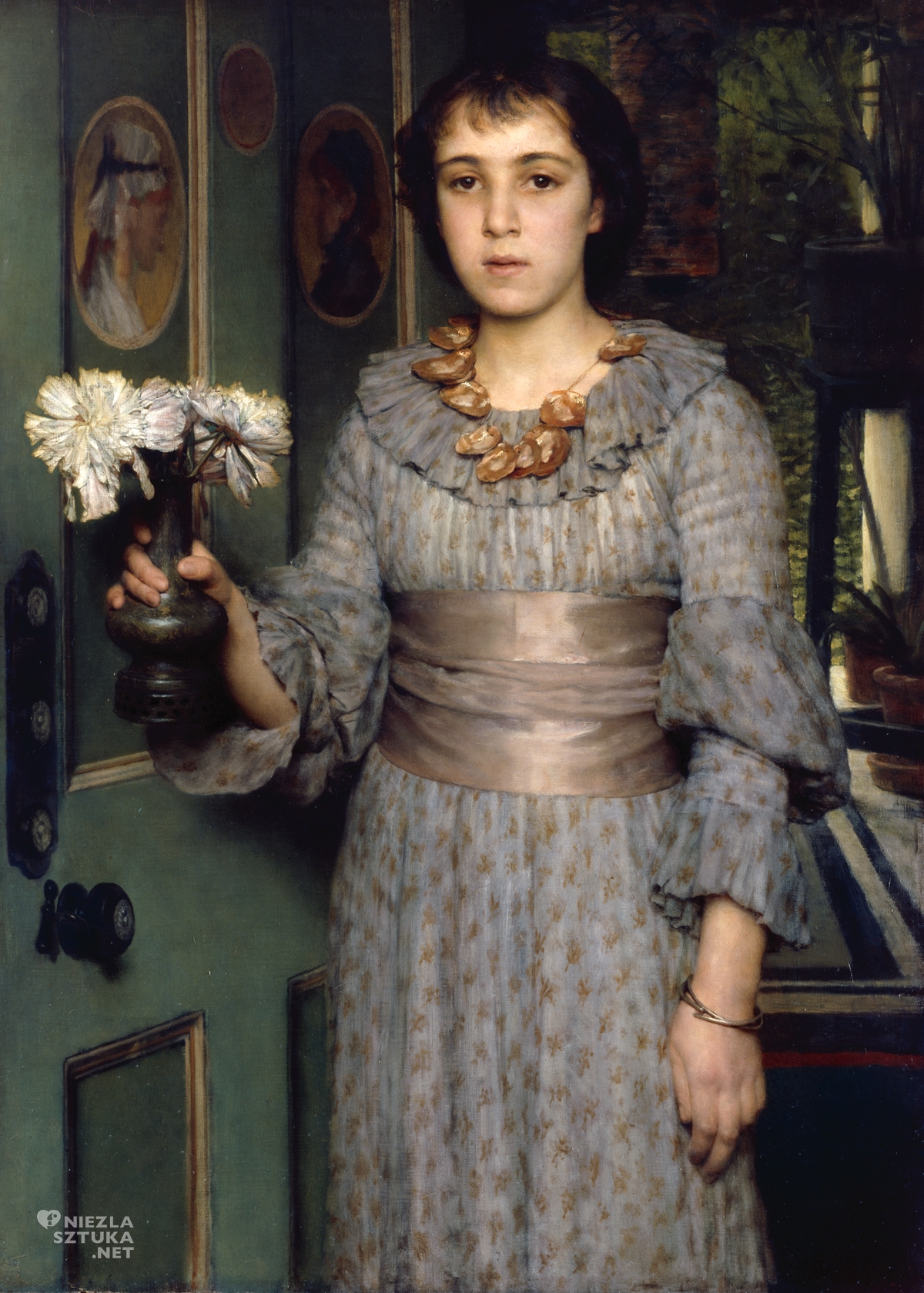 Lawrence Alma-Tadema, anna, córka, portret, niezła sztuka