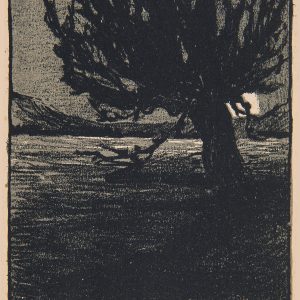 Antoni Procajłowicz, Krajobraz z księżycem, sztuka polska, Niezła Sztuka