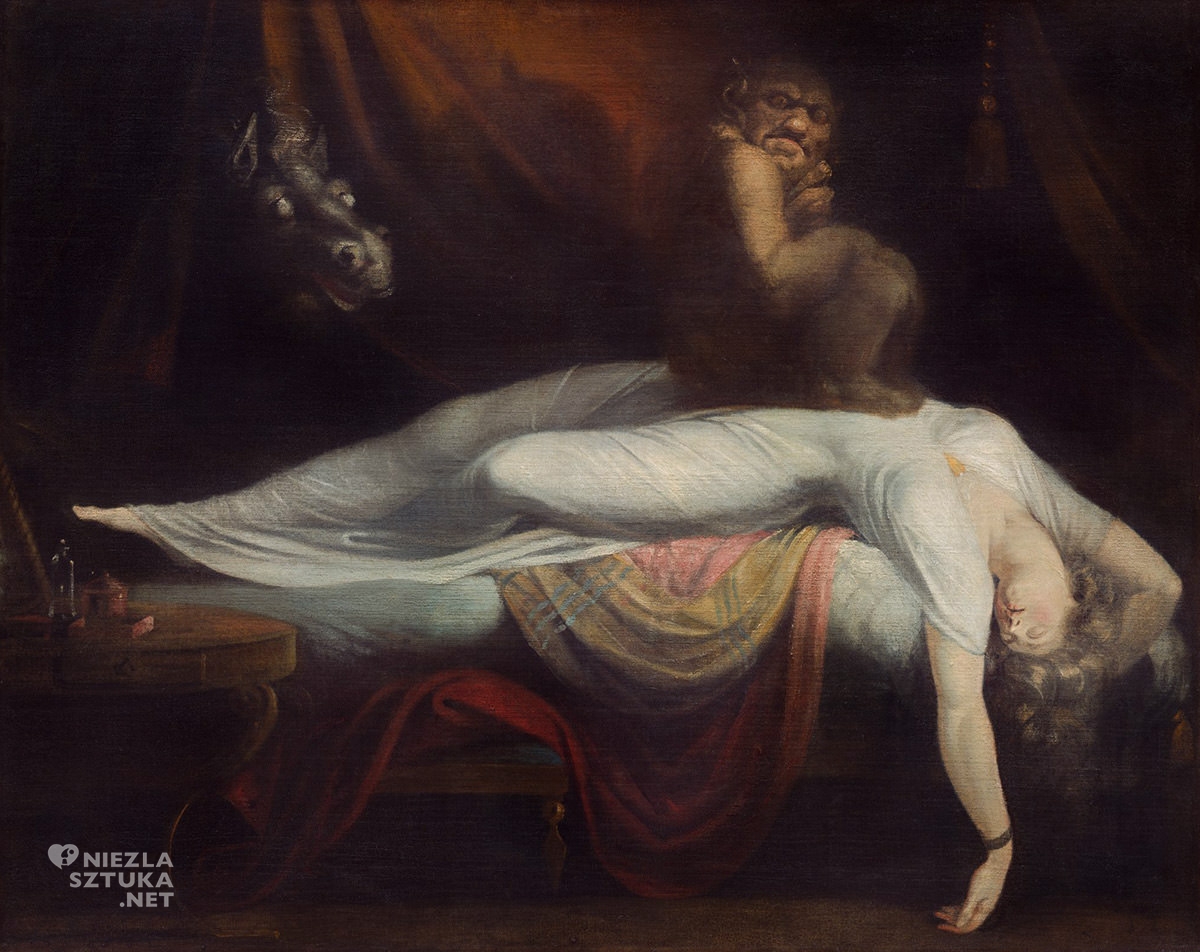 Johann Heinrich Füssli, Nocna mara, romantyzm, Niezła Sztuka