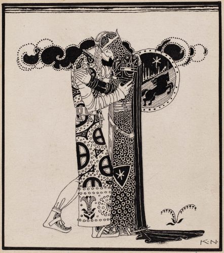 Kay Nielsen, East of the Sun and West of the Moon, ilustracje, sztuka duńska, Niezła Sztuka