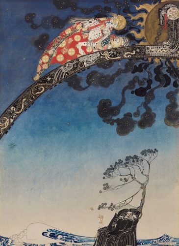 Kay Nielsen, East of the Sun and West of the Moon, ilustracje, sztuka duńska, Niezła Sztuka