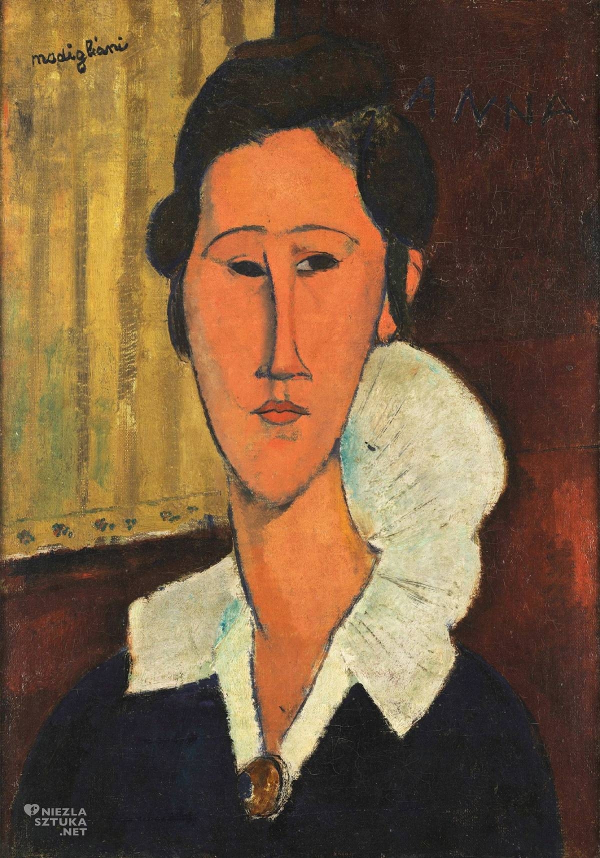 Amedeo Modigliani, Portret Hanny Zborowskiej, Leopold Zborowski, Niezła Sztuka
