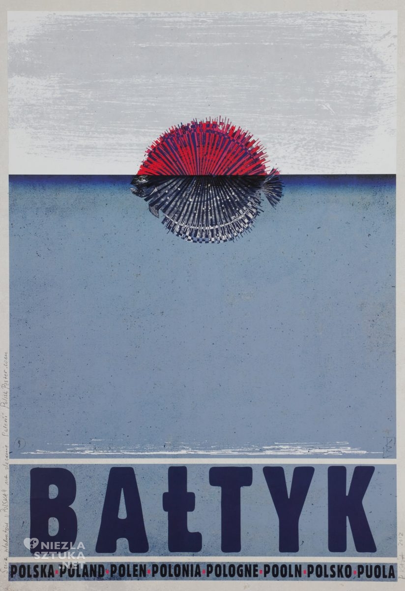 Ryszard Kaja, Bałtyk, plakat, polska szkoła plakatu, Niezła Sztuka