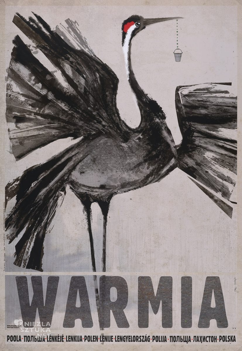 Ryszard Kaja, Warmia, plakat, polska szkoła plakatu, Niezła Sztuka
