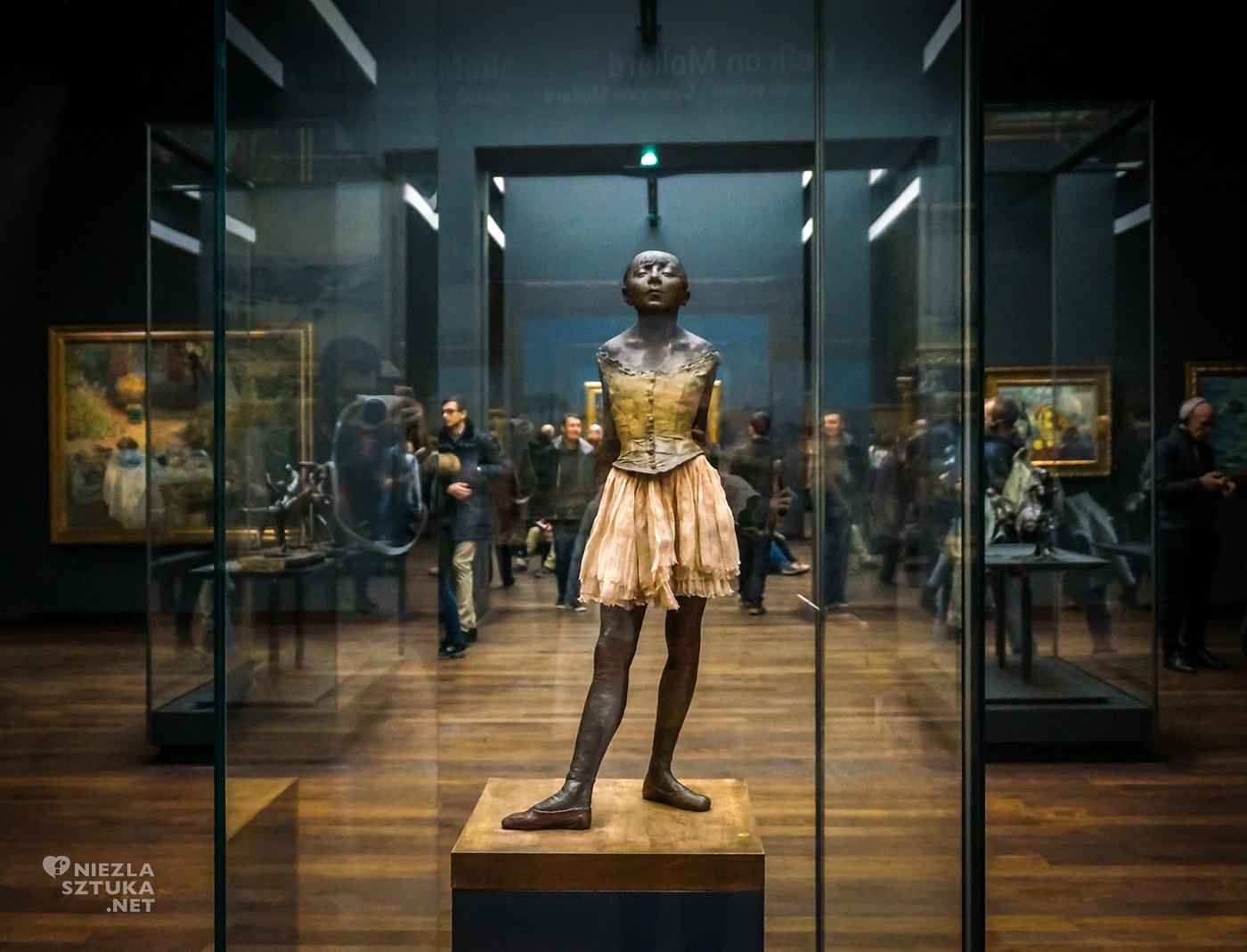 Edgar Degas, rzeźba, Mała czternastoletnia tancerka, Musée d'Orsay, Paryż, niezła sztuka 