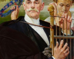 Jacek Malczewski, Portret Władysława Żeleńskiego, kompozytor, sztuka polska, malarstwo polskie, Niezła Sztuka