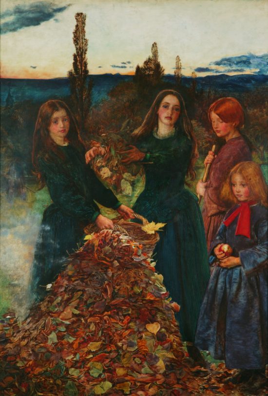 John Everett Millais, Jesienne liście, prerafaelici, vanitas, niezła sztuka