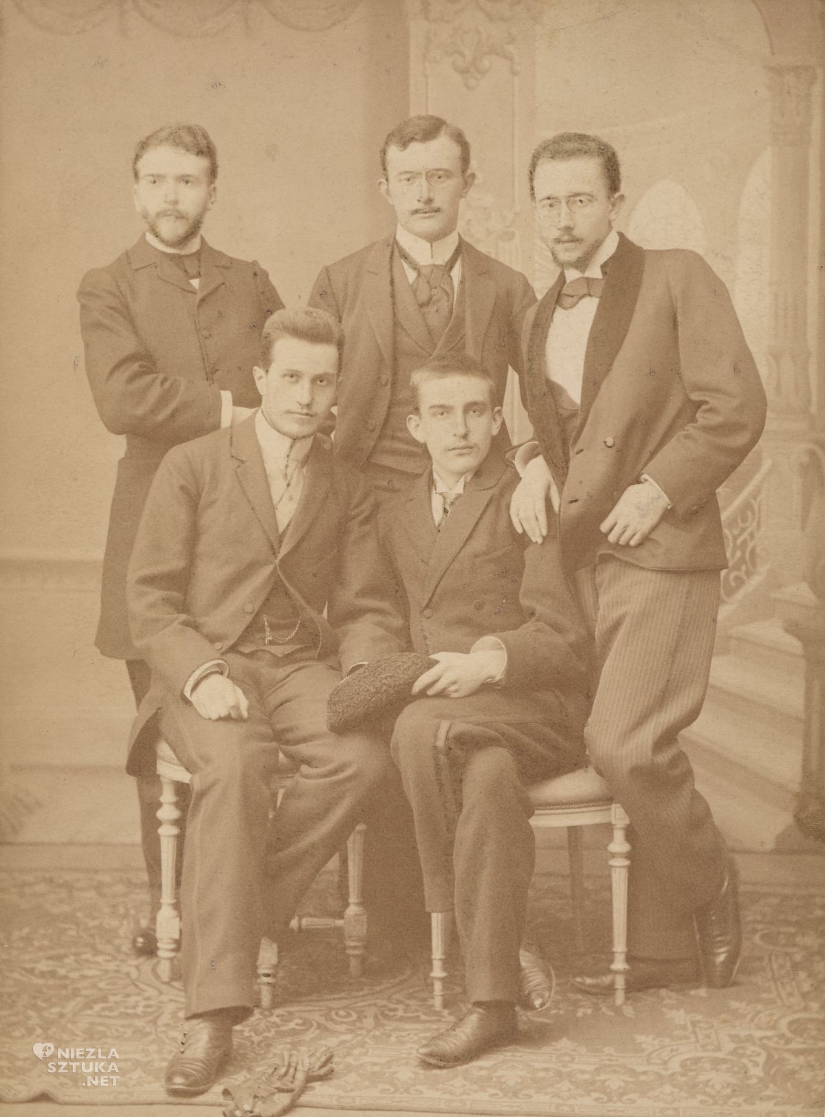 Stanisław Wyspiański, Lucjan Rydel, Karol Maszkowski, Henryk Opieński, Stanisław Estreicher, niezła sztuka