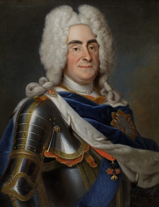 Louis de Silvèstre, Portret króla Augusta II, niezła sztuka