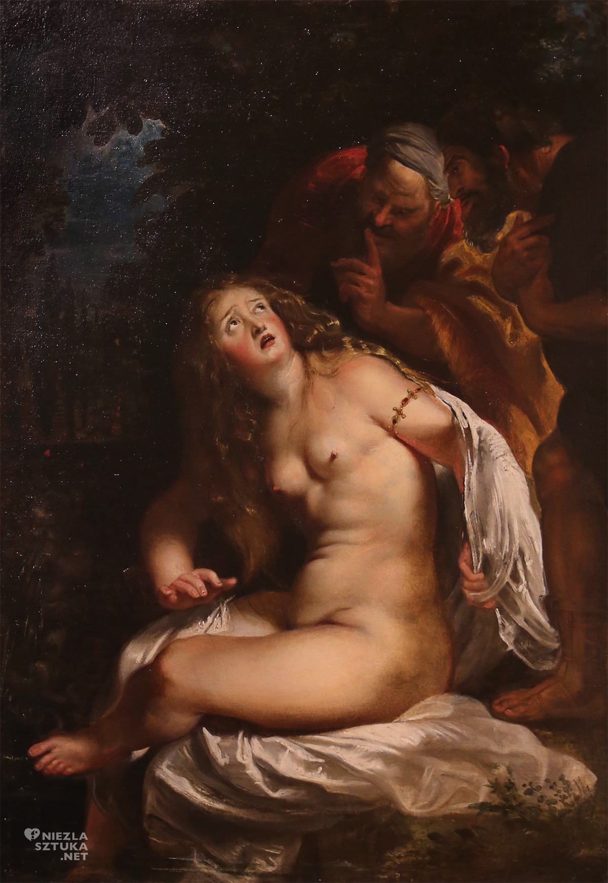 Peter Paul Rubens, Zuzanna i starcy, motyw biblijny, Biblia, sztuka flamandzka, Niezła Sztuka