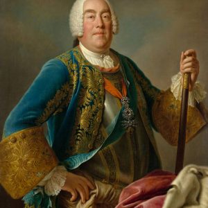 Król Polski August III, portret, niezła sztuka