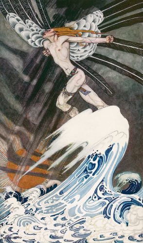 Kay Nielsen, ilustracja, East of the Sun and West of the Moon, sztuka duńska, ilustracja, Niezła Sztuka