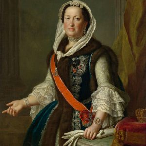 Józefa, żona króla Augusta III, portret, niezła sztuka